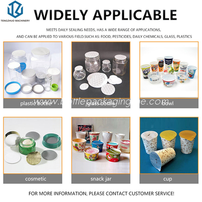 Electric Heat Sealing Machine Filling Machine In Cup And Packed Heat Sealing Caps Machine