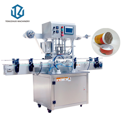 Electric Heat Sealing Machine Filling Machine In Cup And Packed Heat Sealing Caps Machine