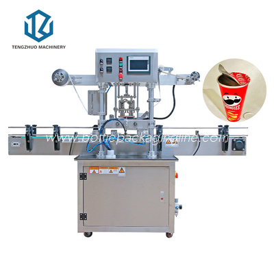 Electric Heat Sealing Machine Filling Machine In Cup And Packed Heat Sealing Caps Machine