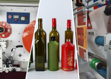 Safe Hygienic Round Bottle Label Applicator Dual Positioning