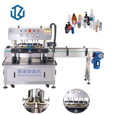 Manufacturer Quality Assurance  bottle  8 wheel screw linear capping machine high speed bottle capper capping machine